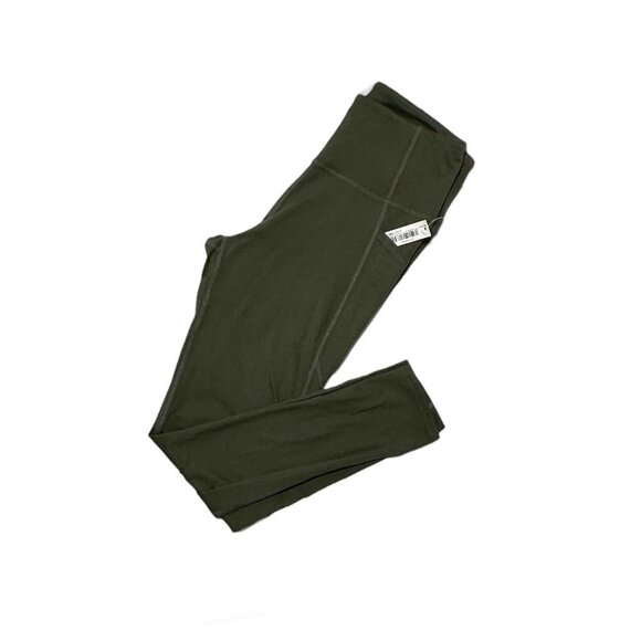 New Core 10 All Day Comfort High Waist Yoga Legging With Side Pockets Olive - Picture 6 of 8